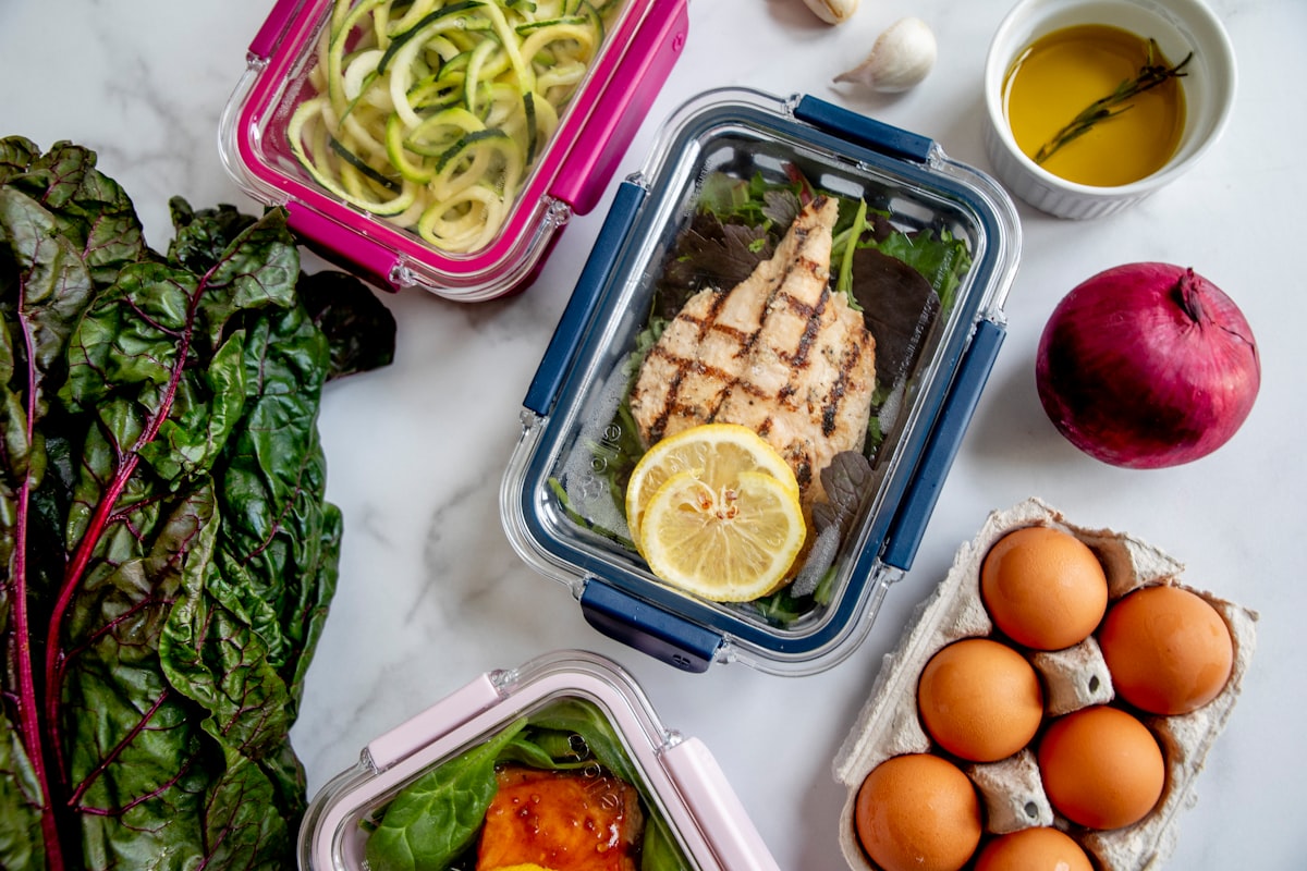 Athlete preparing nutritious meal